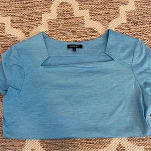 Lafayette 148 blue top